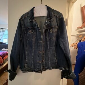Liz Claiborne Dark Blue Jean Jacket